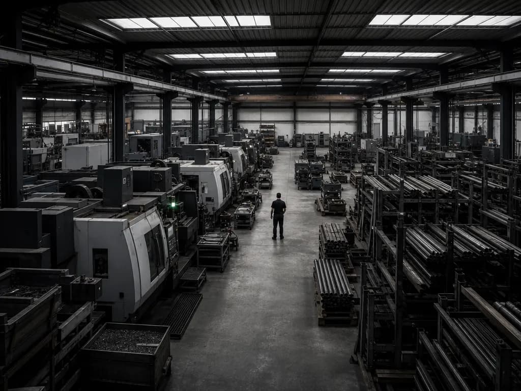 Machinebouw in een moderne productiehal